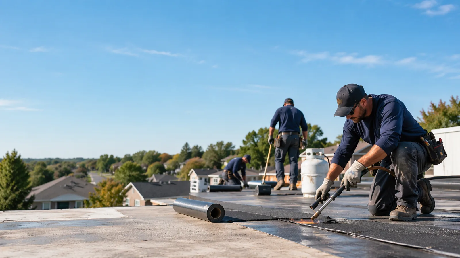 Flat Roof Leak Repair providers in Glenarm, IL